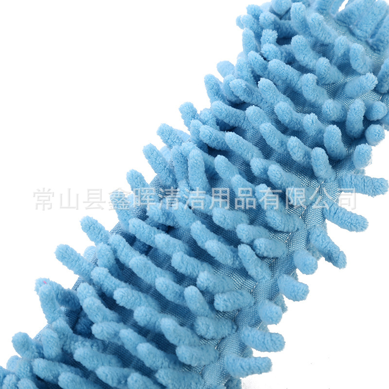 跨境爆款雪尼尔空调刷短款除尘车子刷便携式水洗清尘刷定制批发详情9