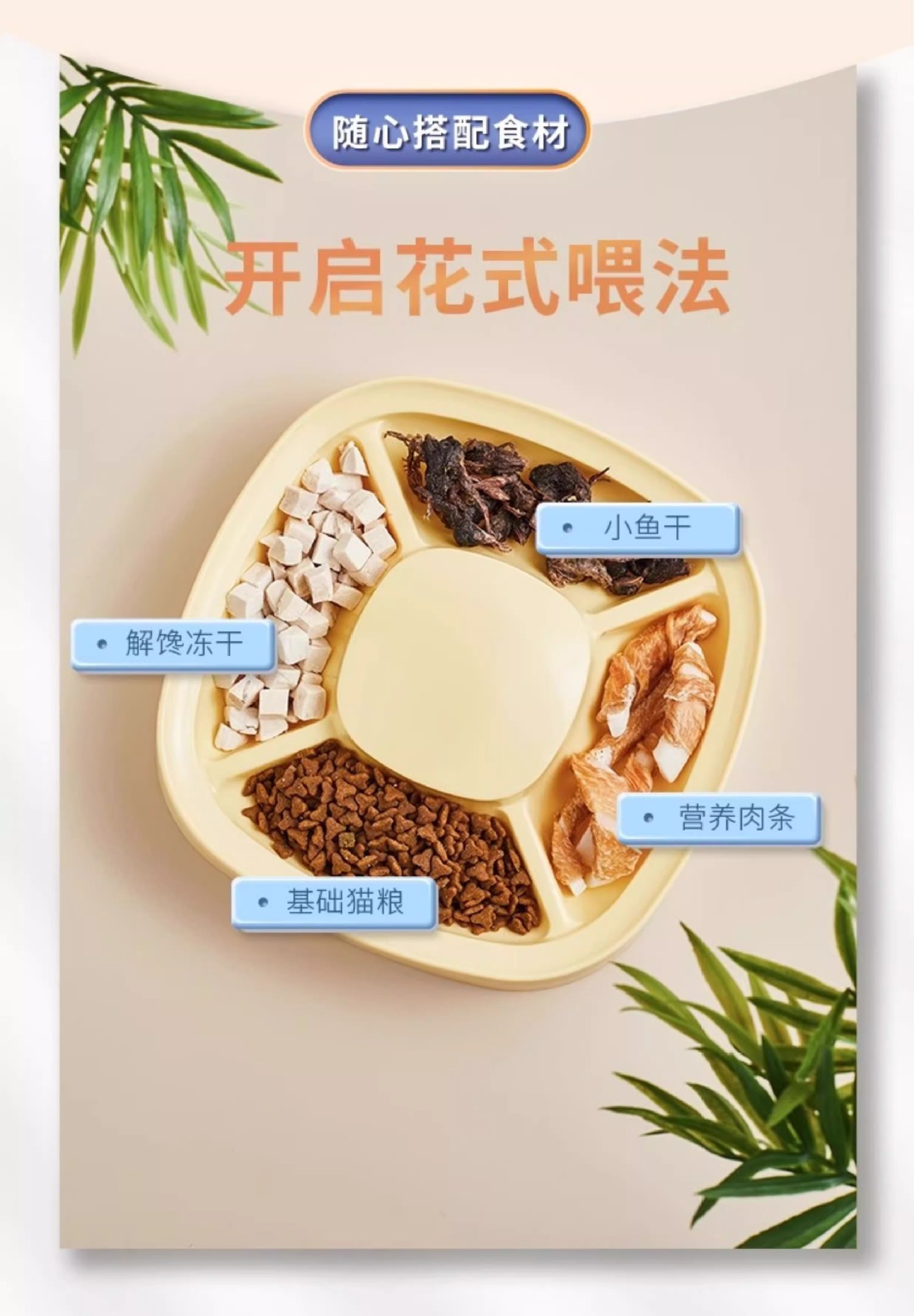 猫碗食盆猫盘猫盆猫咪饭碗粮碗猫粮盆猫饭盆幼猫分格狗碗宠物用品详情5
