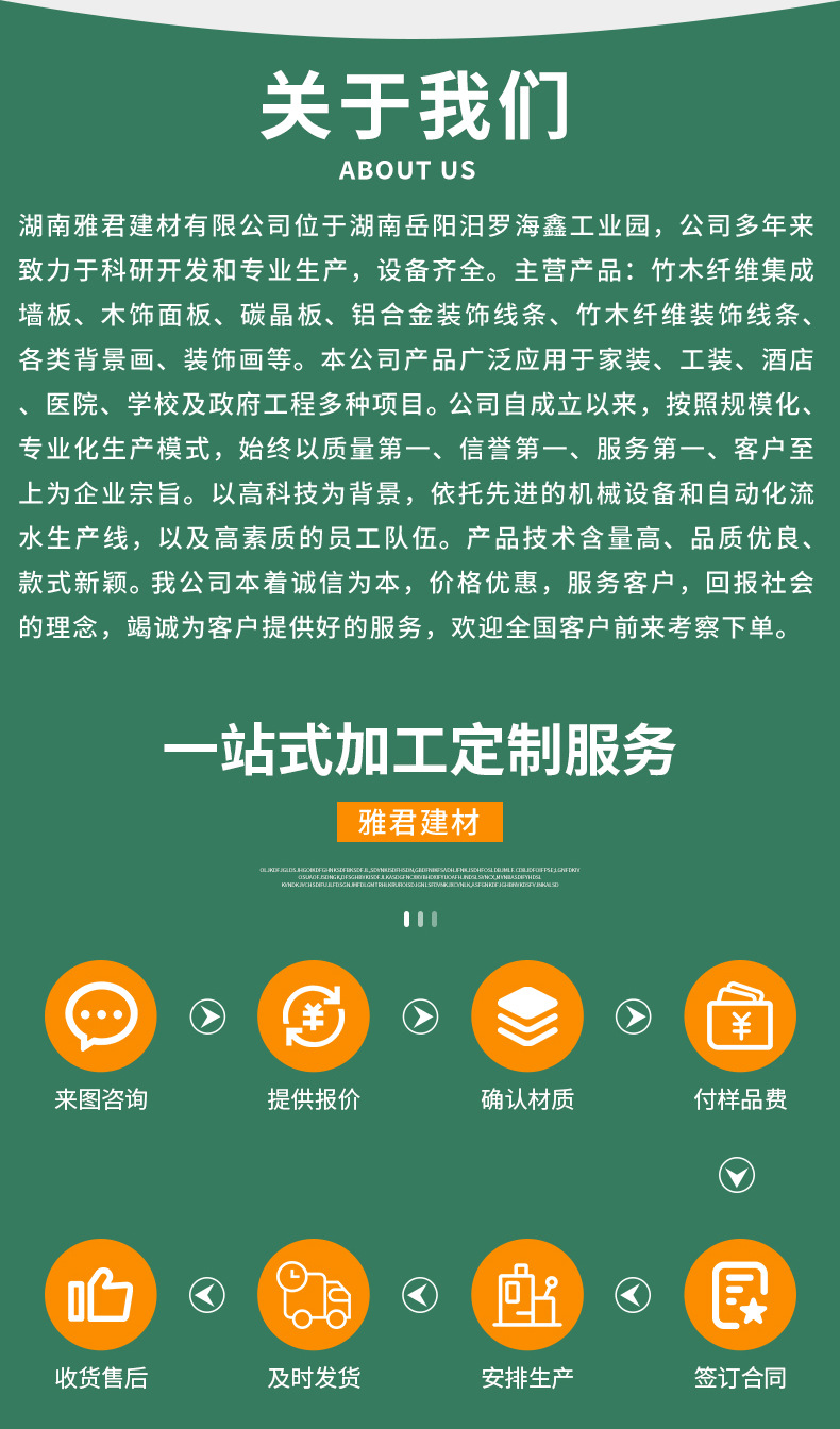 碳晶板室内装饰客厅卧室背景墙家装木饰面墙板护墙板湖南家装墙板详情11