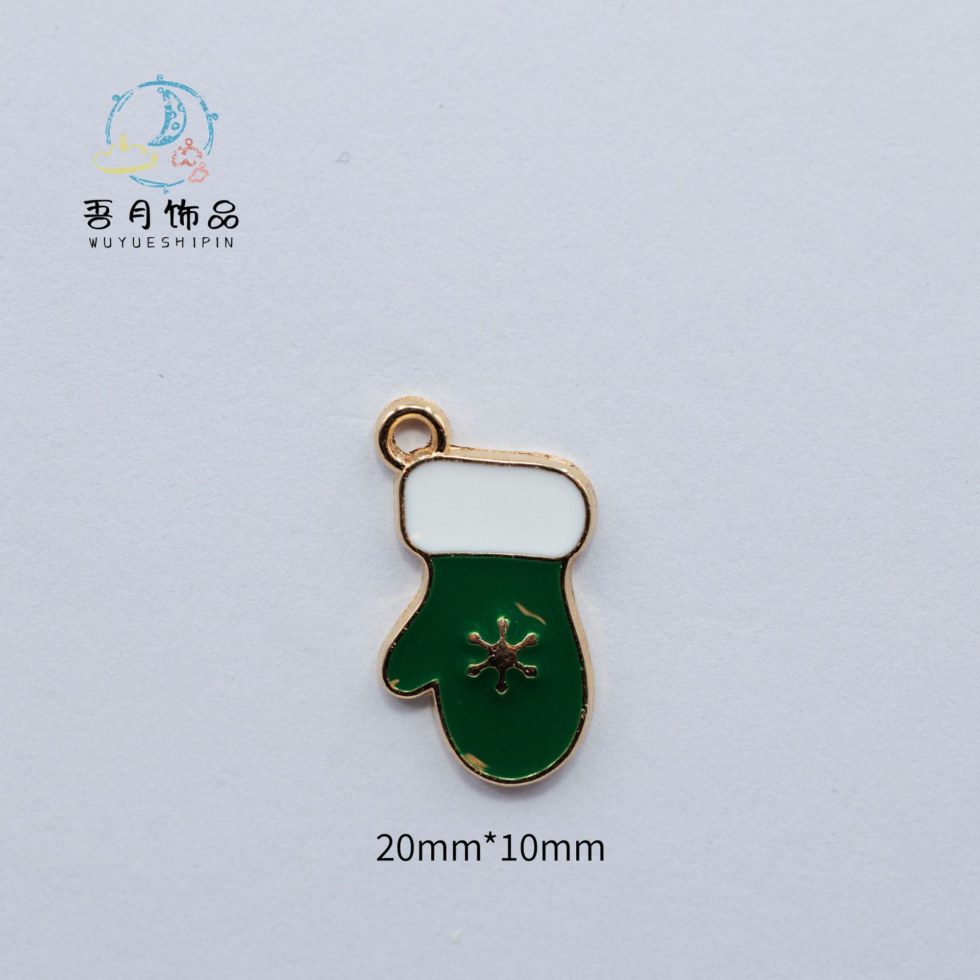 大量圣诞系列合金滴油配件挂件吊坠DIY跨境麋鹿雪花胸针别针装饰详情20