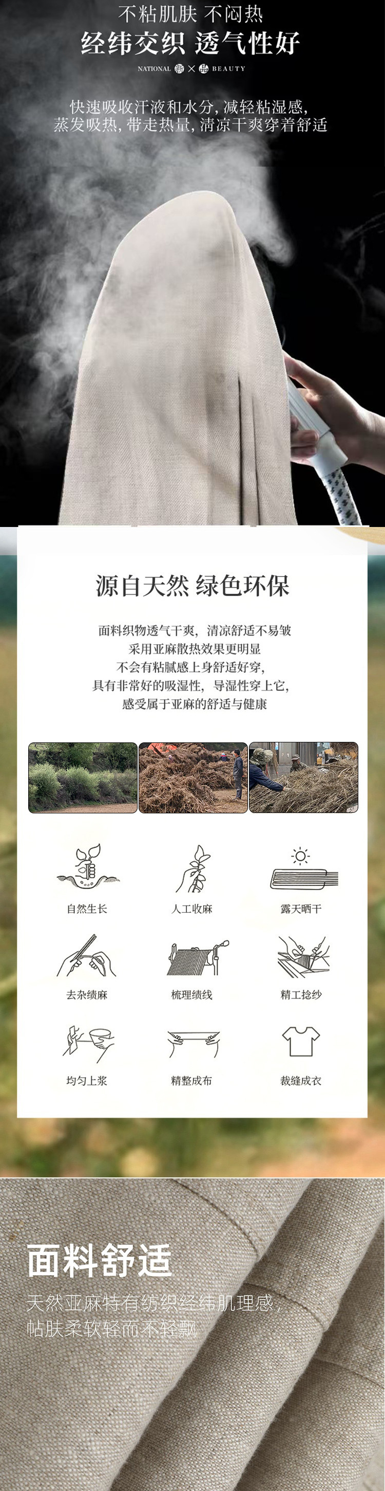 100%亚麻欧美跨境衬衣 常规款数码印花开衫春秋气质长袖衬衫女详情4
