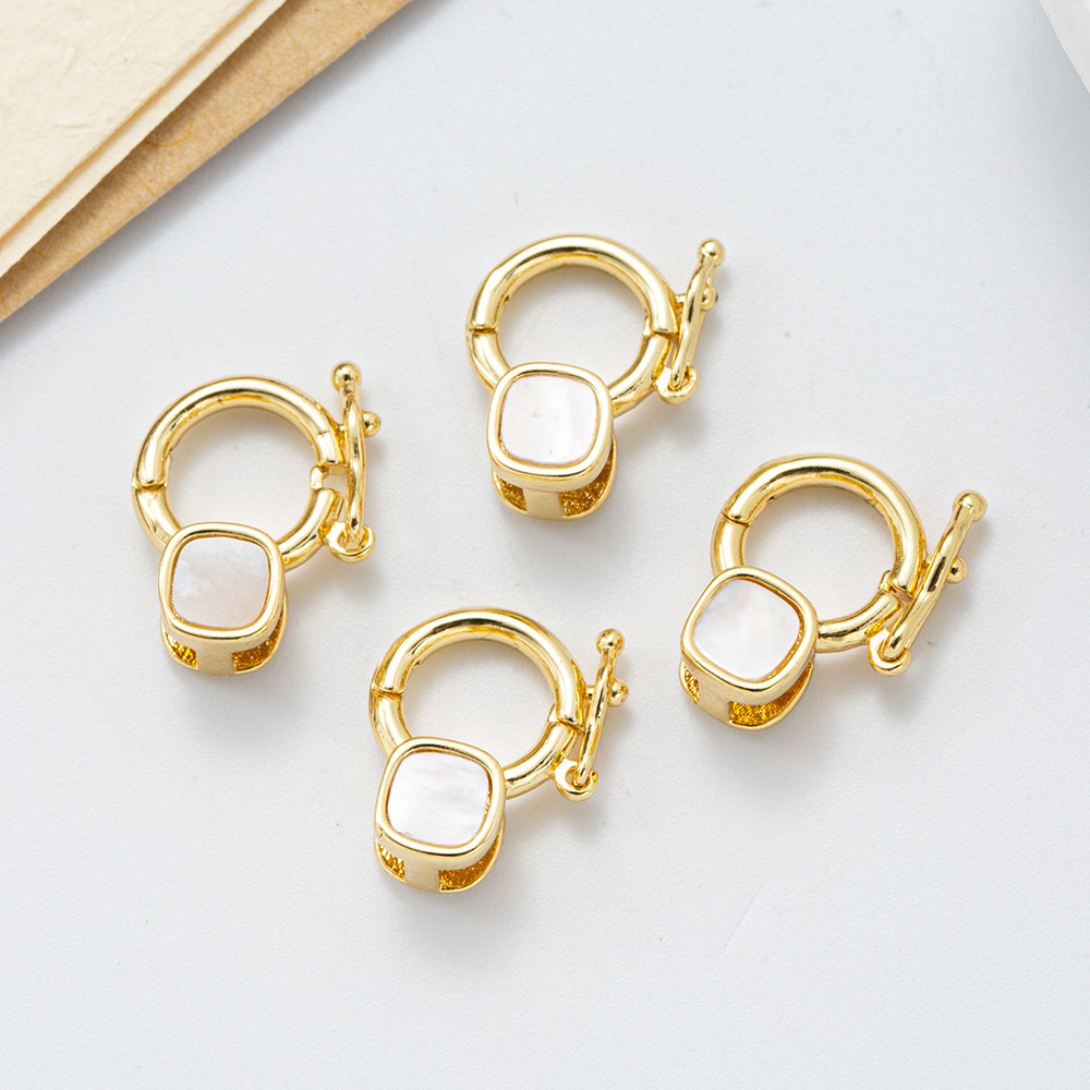 18K澳宝扣金色龙虾扣饰品扣子手链收尾连接弹簧扣diy配件材料详情10