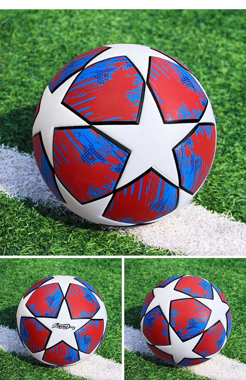 Wholesale of new size 5 football for European Cup, UEFA Champions League and World Cup with pu adhesive PVC pic 17