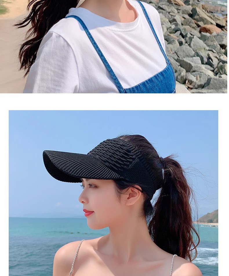 Summer sun hat for women, 2025 new style running sun protection cap, wide-brimmed sports cap, spring and autumn open-top sun hat pic 20