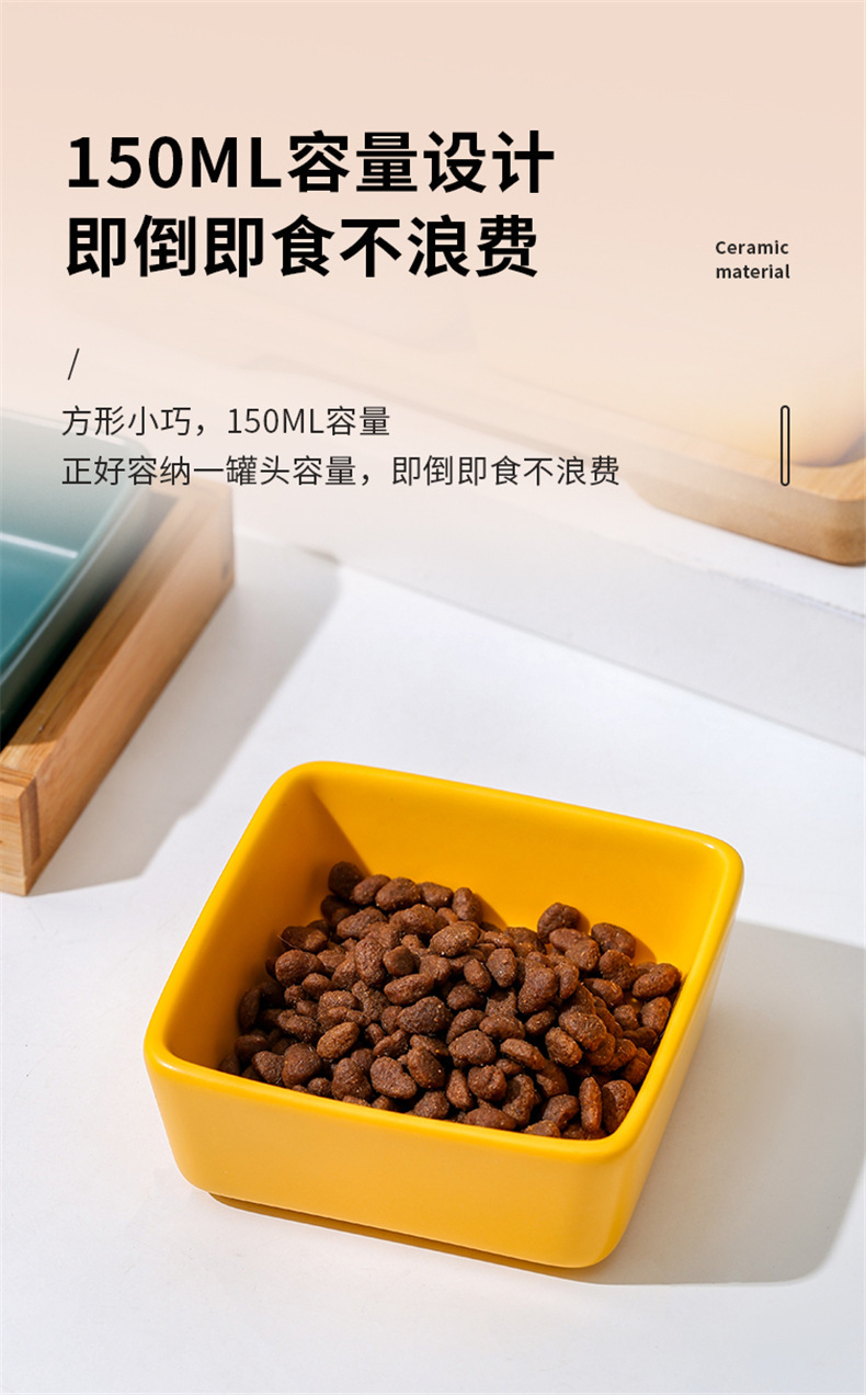 宠物彩色食盆宠物用品喂食碗宠物碗宠物自动喂食器宠物食盆耐用实用多色款详情4