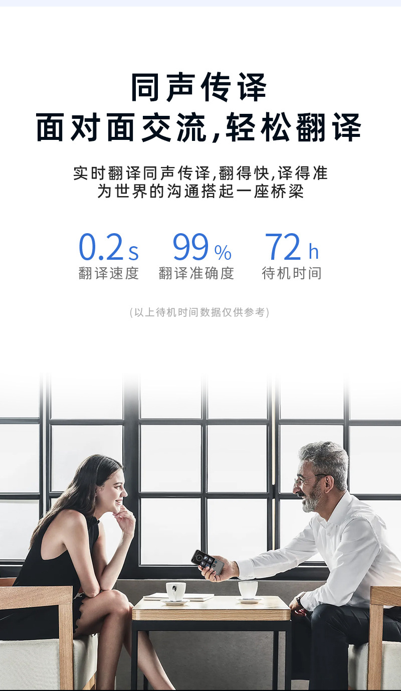 源头工厂大屏智能语音翻译机多国翻译拍照142种语言跨境商务旅游详情7