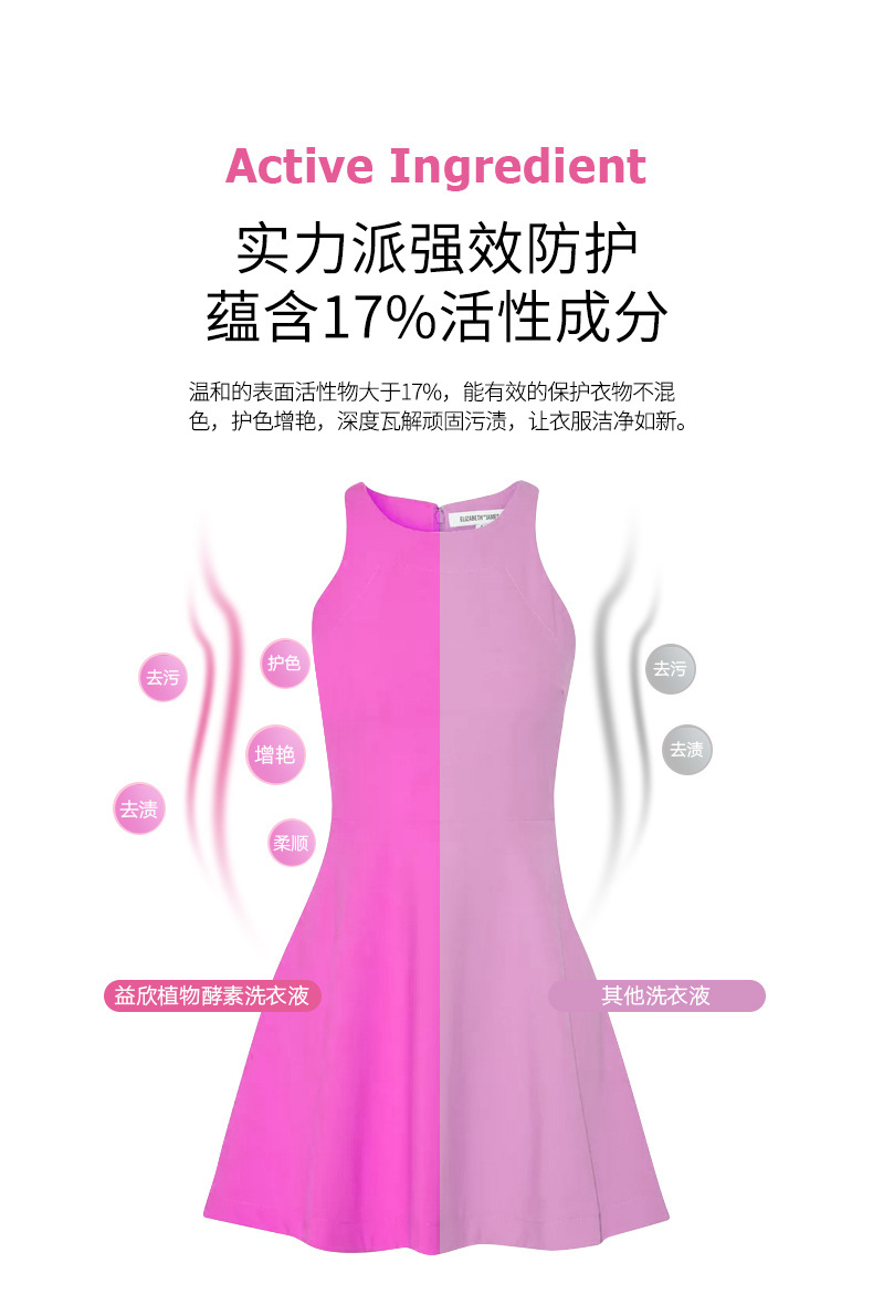 薰衣草香氛多效洗衣液4斤家用整箱批发正品大桶详情3