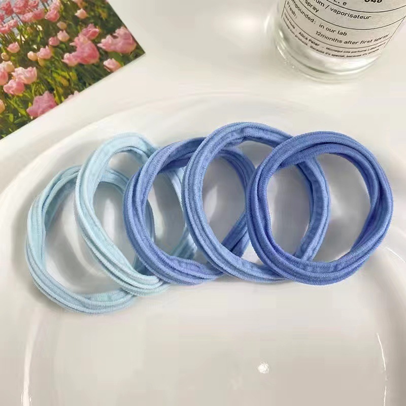 Candy-colored, seamless hair tie for girls, high elasticity, no damage to hair, box-packed hair tie, sweet girl hair accessory pic 14