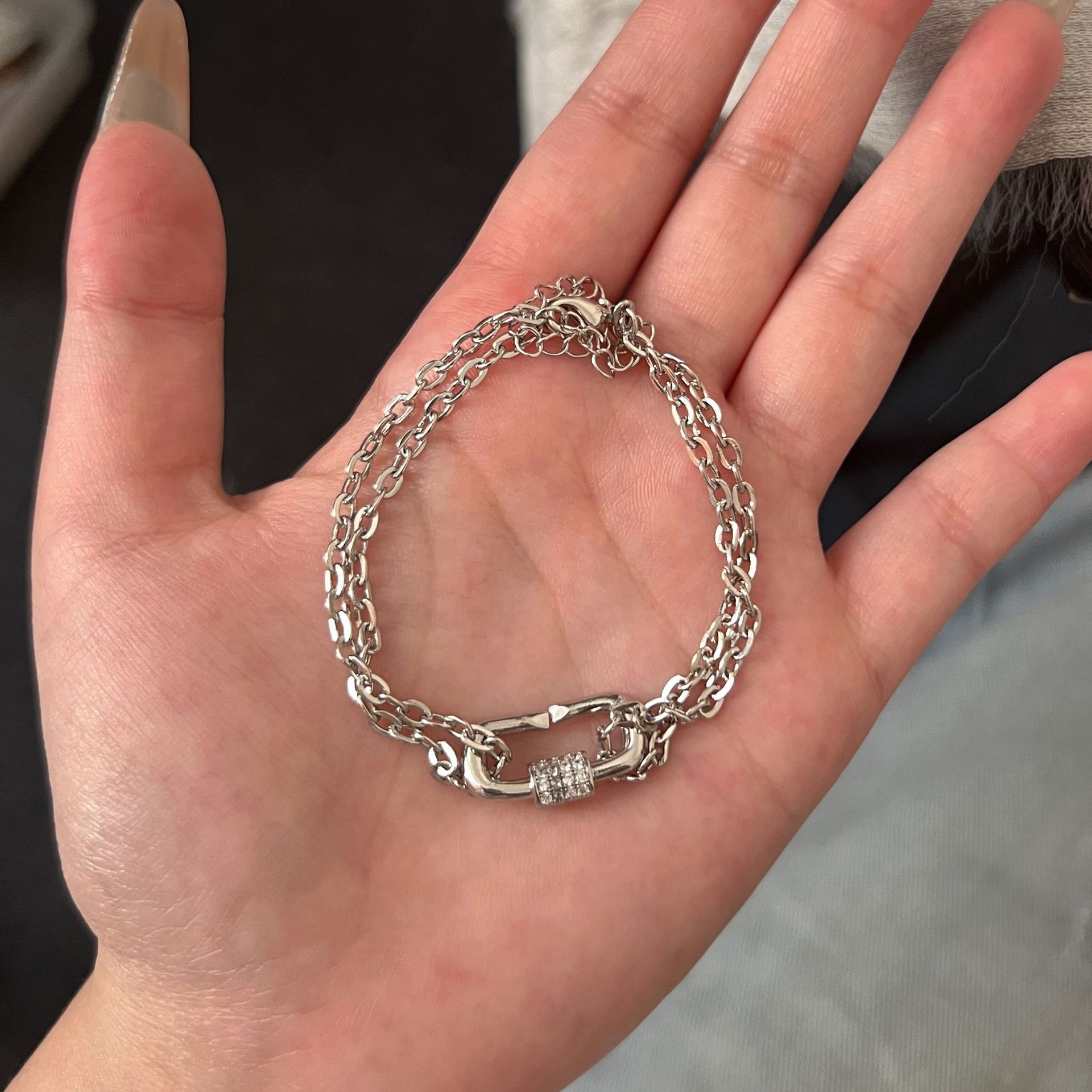 S925银新中式珍珠手链女简约大气高级感小众设计2025新款手饰详情43