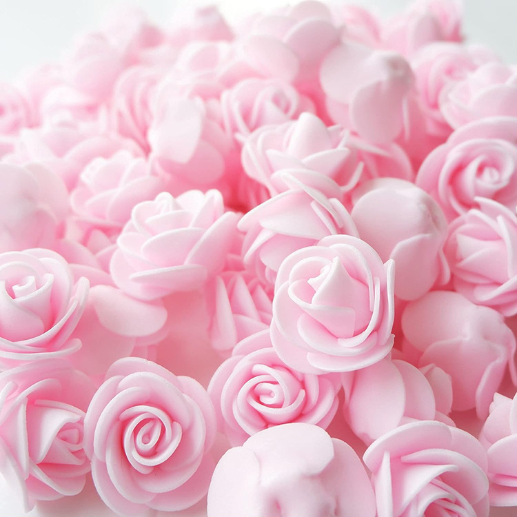 泡沫花仿真玫瑰3.5cm DIY泡沫熊原料配件办公文化仿真园艺装饰材料详情10