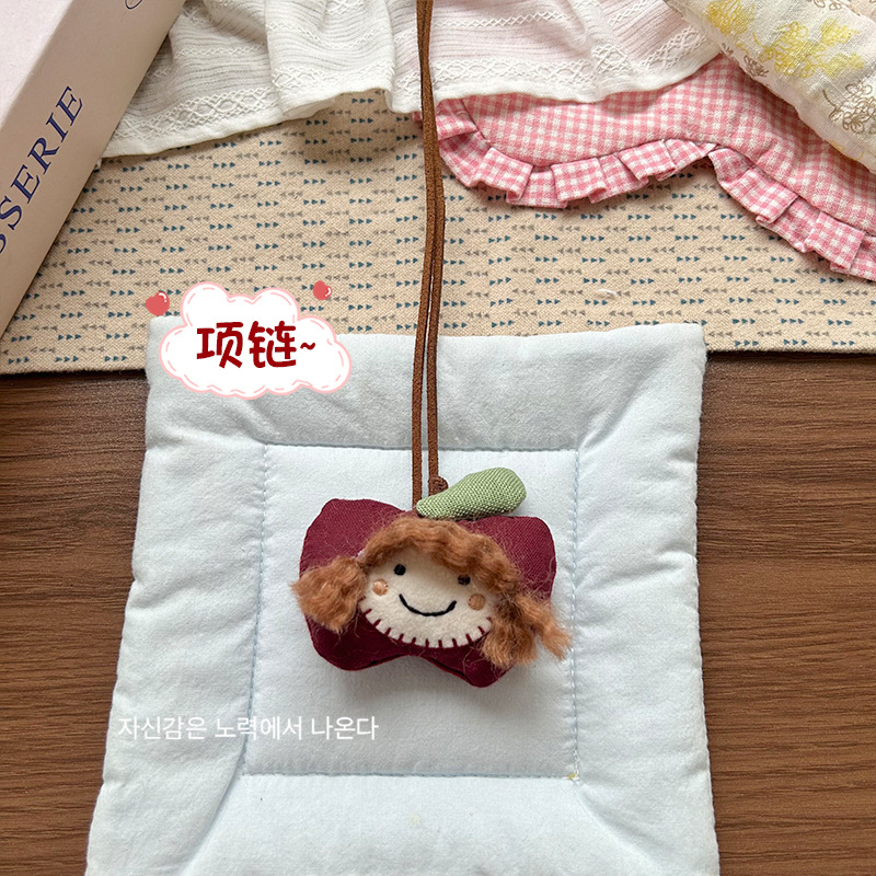 韩版卡通可爱水果立体塞棉手工胸针配饰毛线针织衣服宝宝胸针配饰详情15