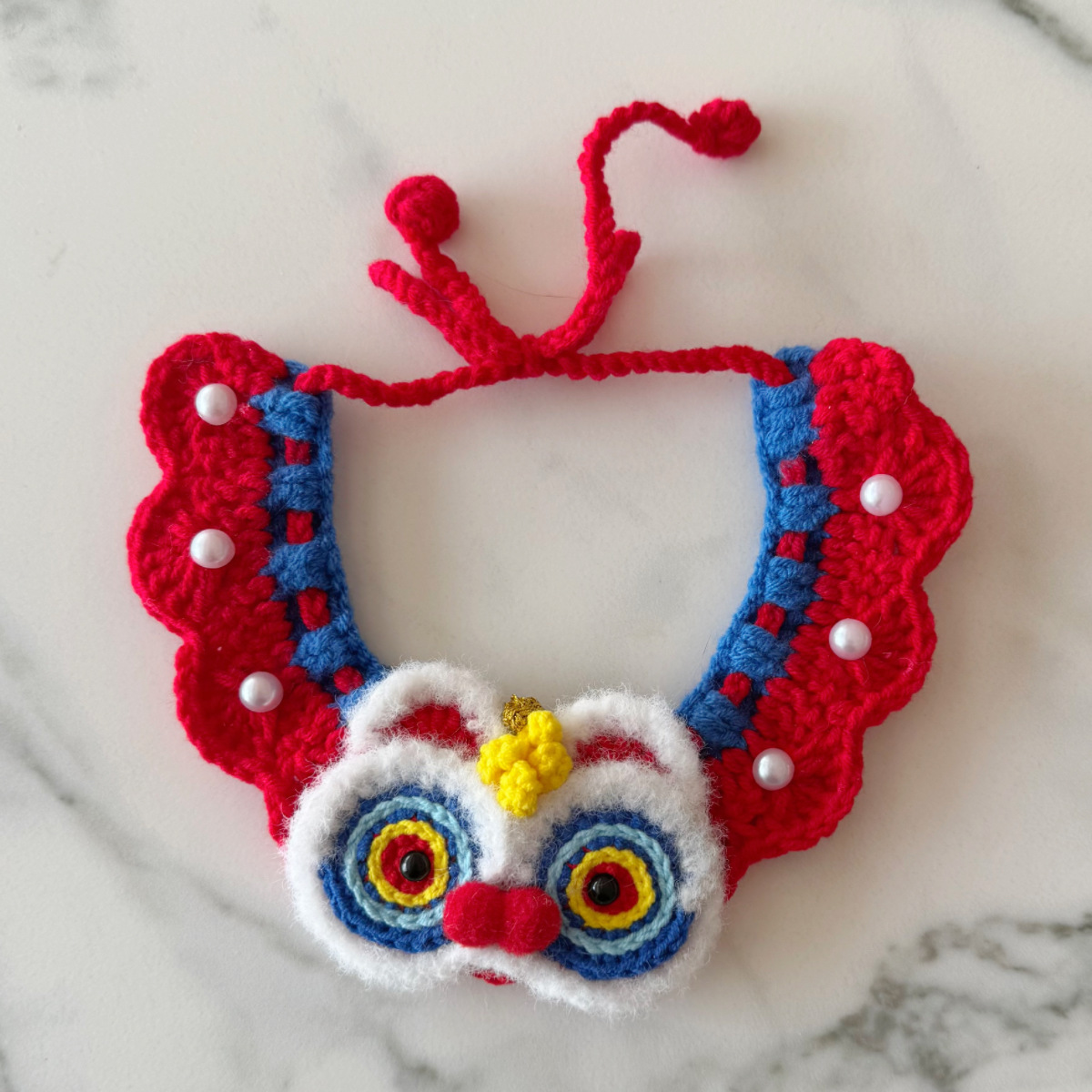 手工编织饰品围巾发带挂饰树脂奶油胶配件米珠奶油胶配饰多款混搭详情17