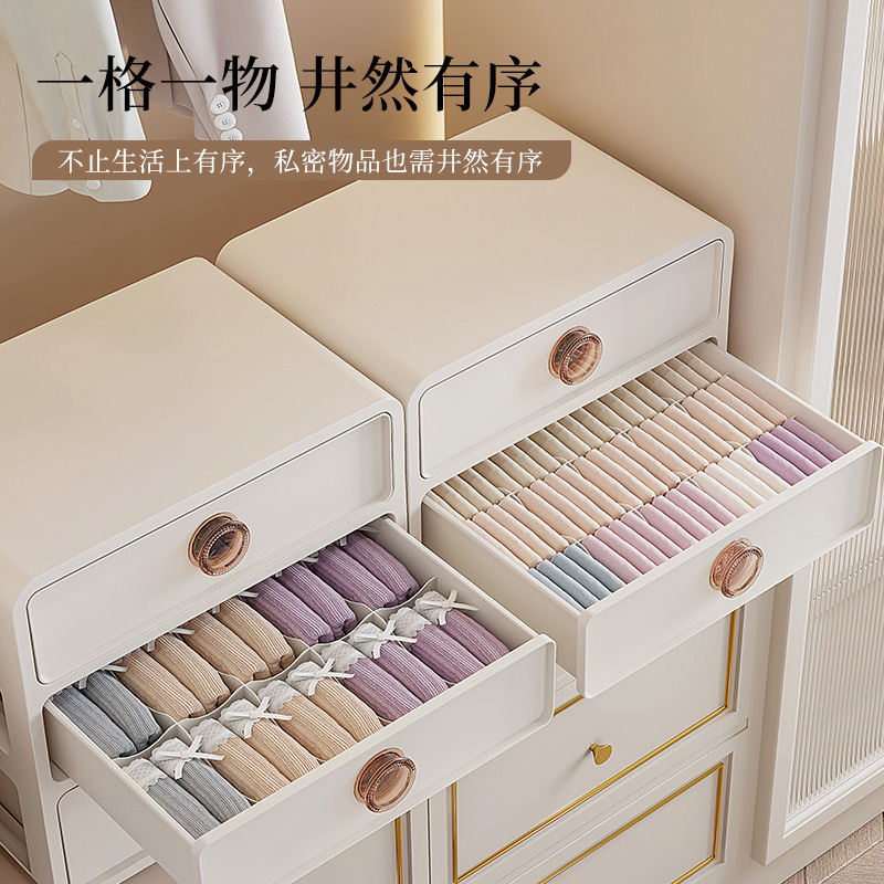香薰内衣收纳盒袜子内裤内衣裤整理盒贴身衣物分格三合一收纳神器详情3