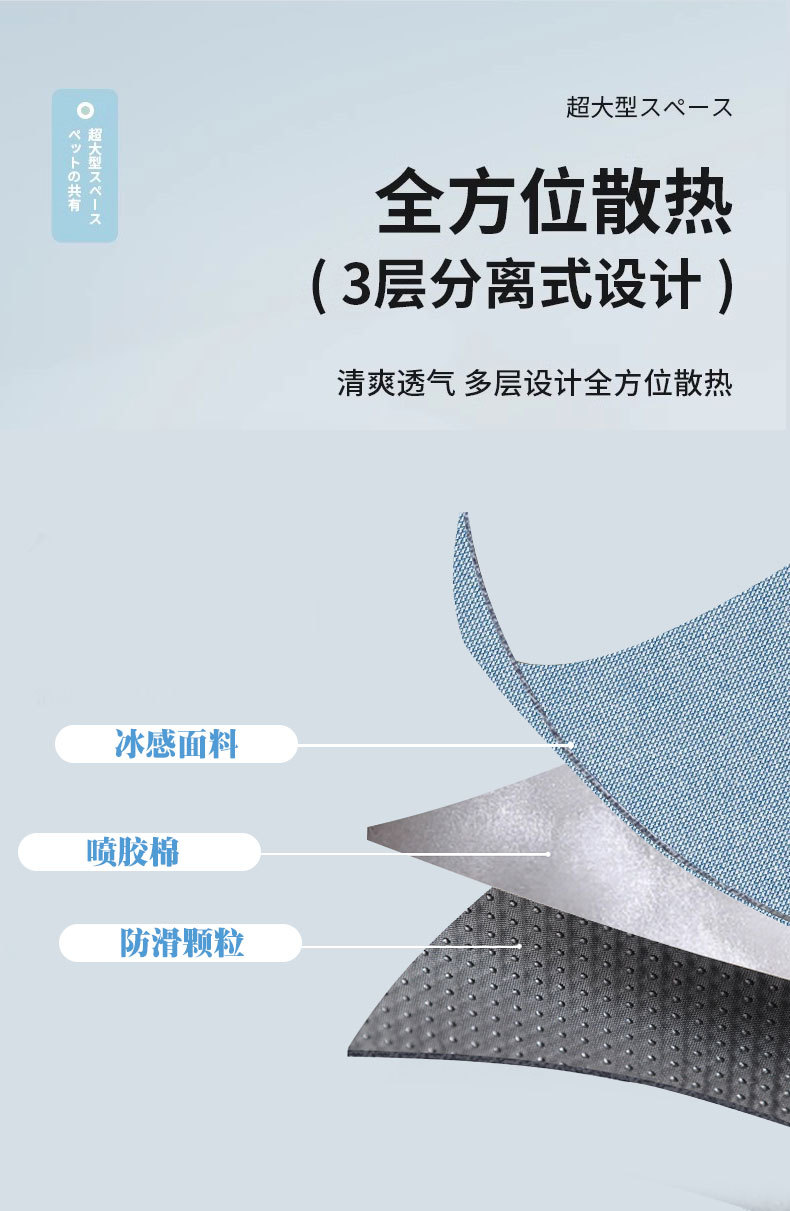 狗窝猫窝夏季冰丝凉席狗狗窝宠物用品泰迪小型中型犬狗床四季通用详情4