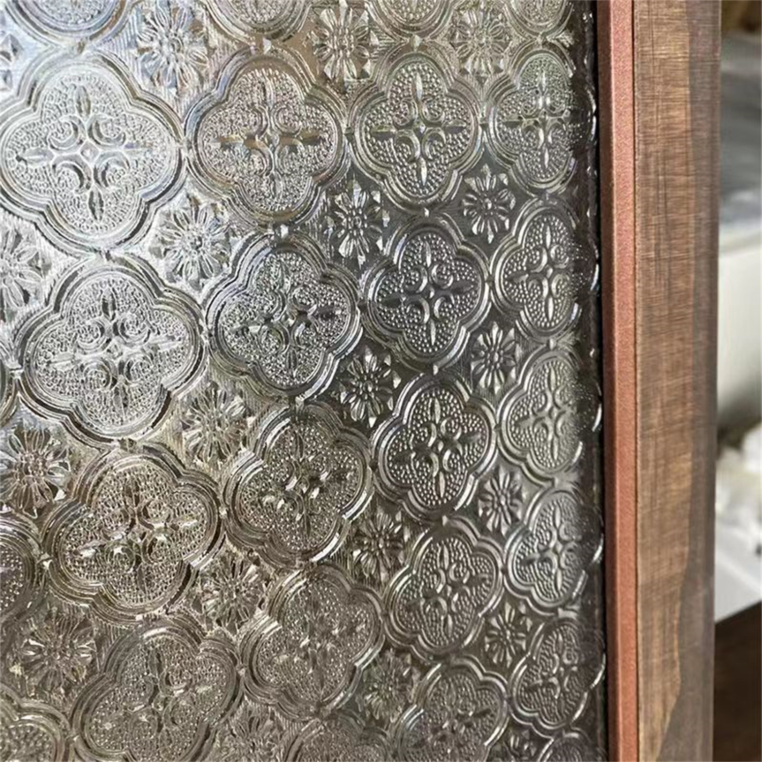 复古海棠花玻璃贴膜家用玻璃贴纸卧室阳台卫生间窗户隐私防窥膜详情4