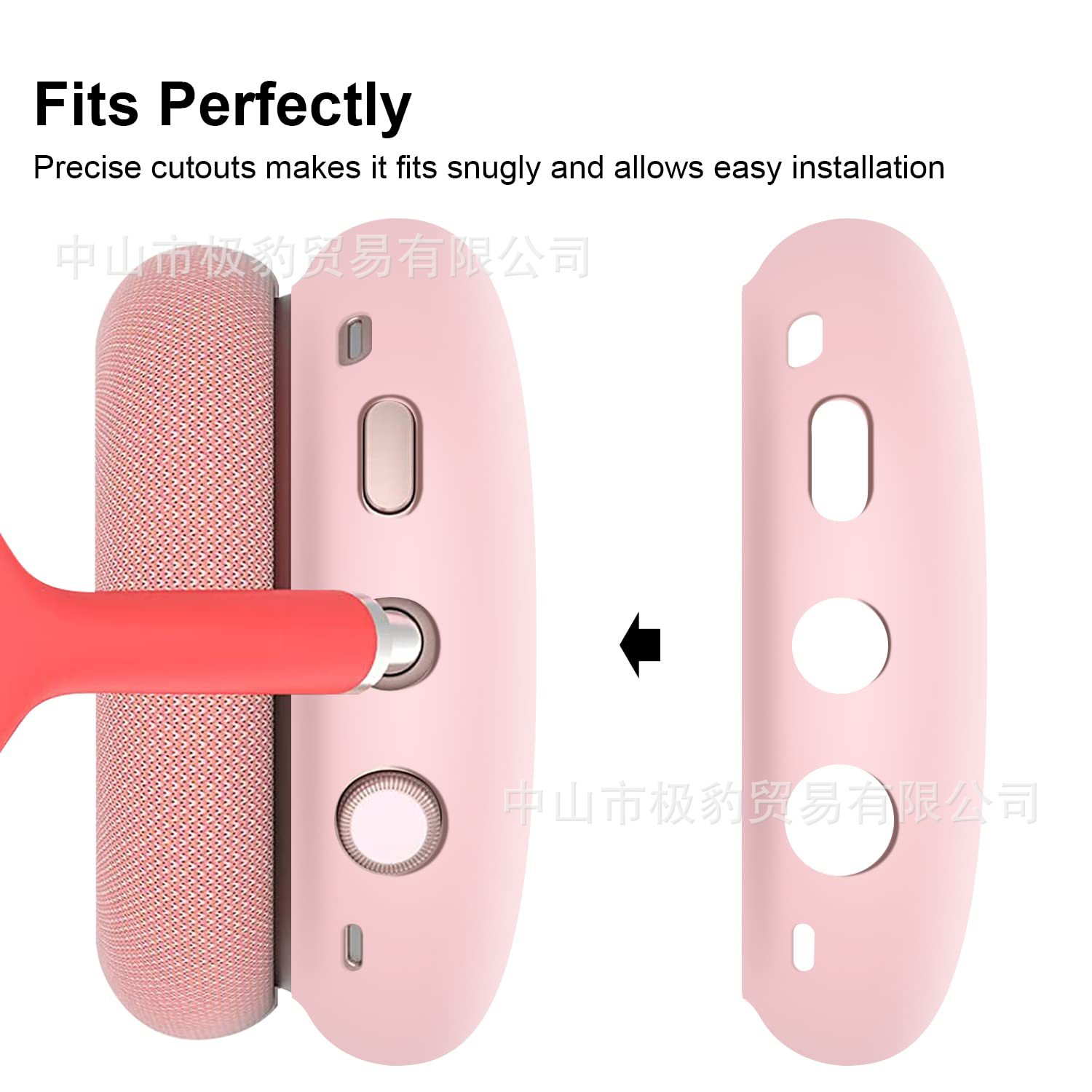 适用Airpods max保护套苹果Max耳机壳纯色硅胶软壳耳机套三件套详情14