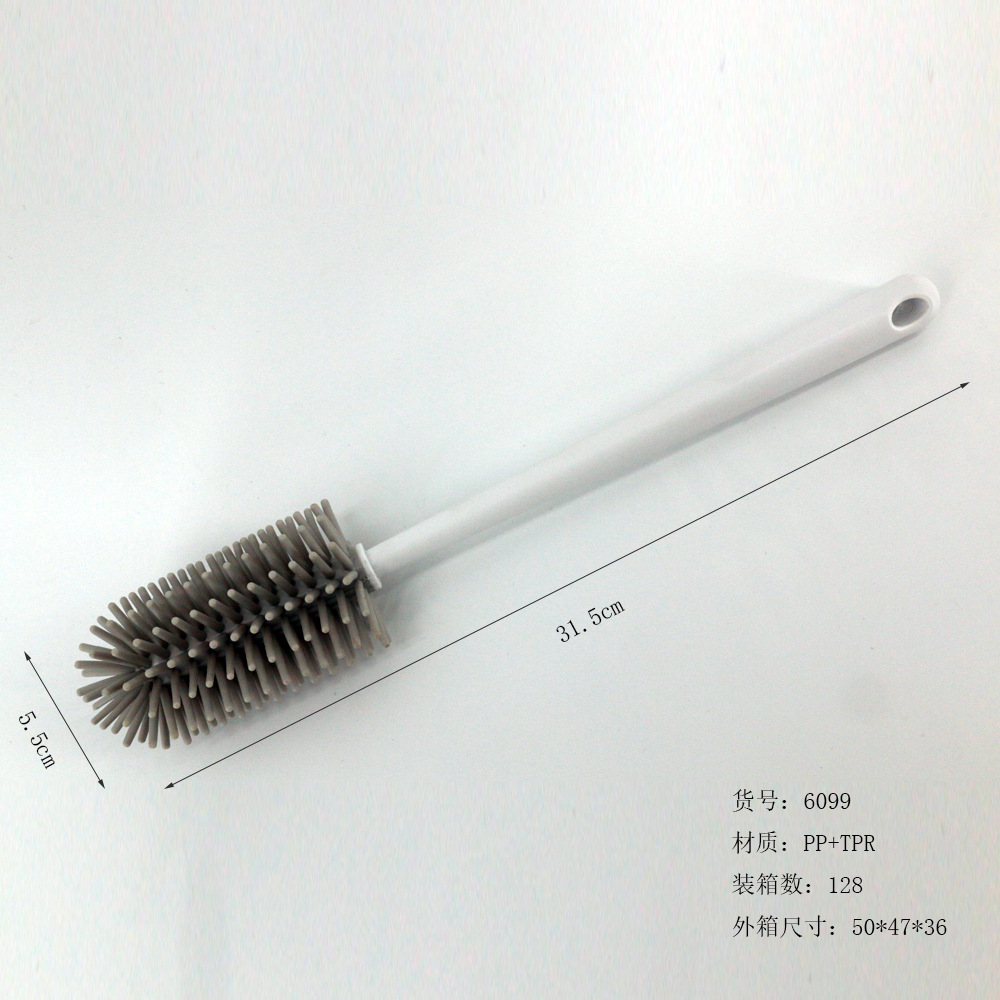 硅胶杯刷长柄洗杯子神器水杯清洗商用清洁长杯刷保温杯茶杯柄刷子0876详情1
