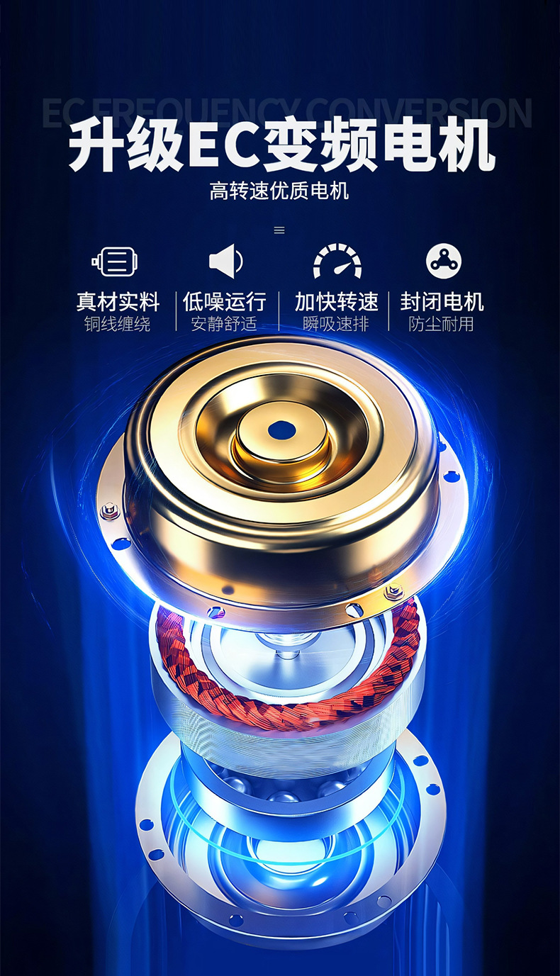 卫生间换气扇排风扇墙壁式酒店浴室厕所玻璃窗抽风机进风扇4寸6寸详情6