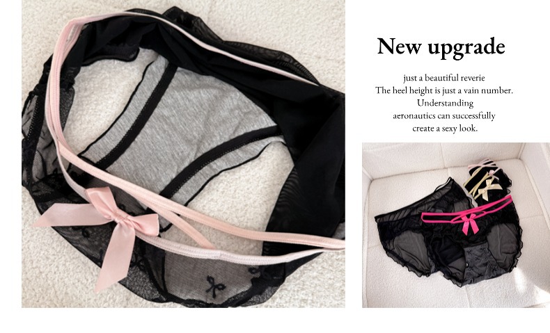 In 2026, the must-have high-end, sexy, high-waisted, antibacterial, seamless lace underpants for Japanese girls, pure and alluring triangle pants for women pic 10