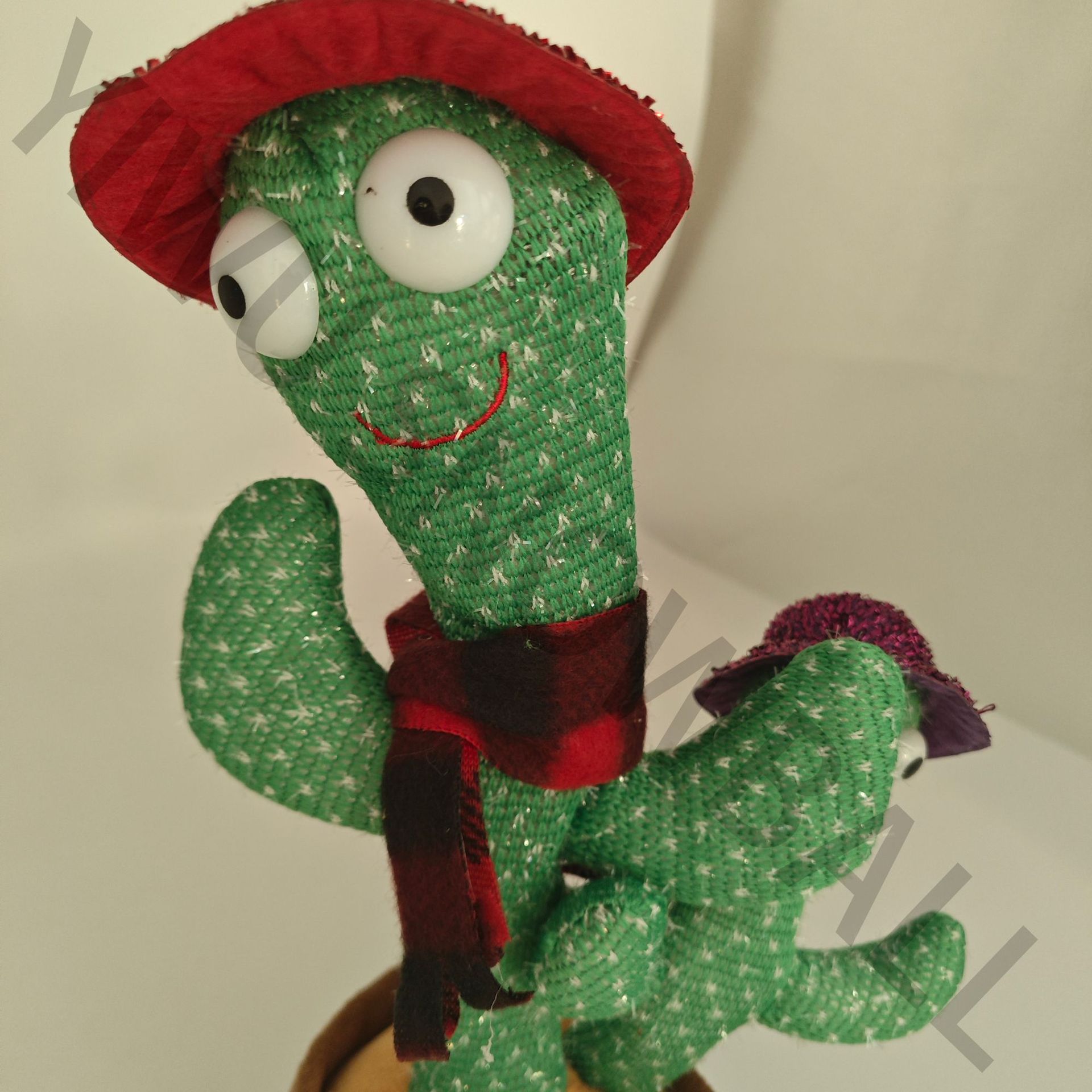 2025创意搞怪电动跳舞母子双头仙人掌抖音同款网红会唱歌的仙人掌详情8