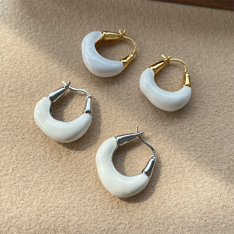 法式欧美流光云朵耳环小众百搭ins风精致女法式轻奢精致百搭小众详情5