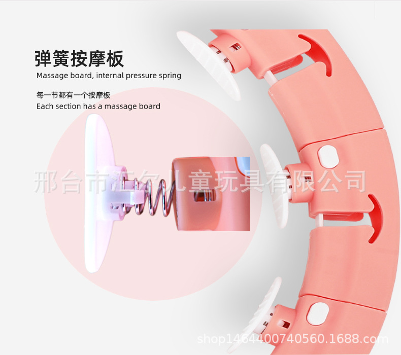 新款智能呼啦圈抖音快手网红同款不会掉的懒人伸缩呼啦圈收腹美腰详情6