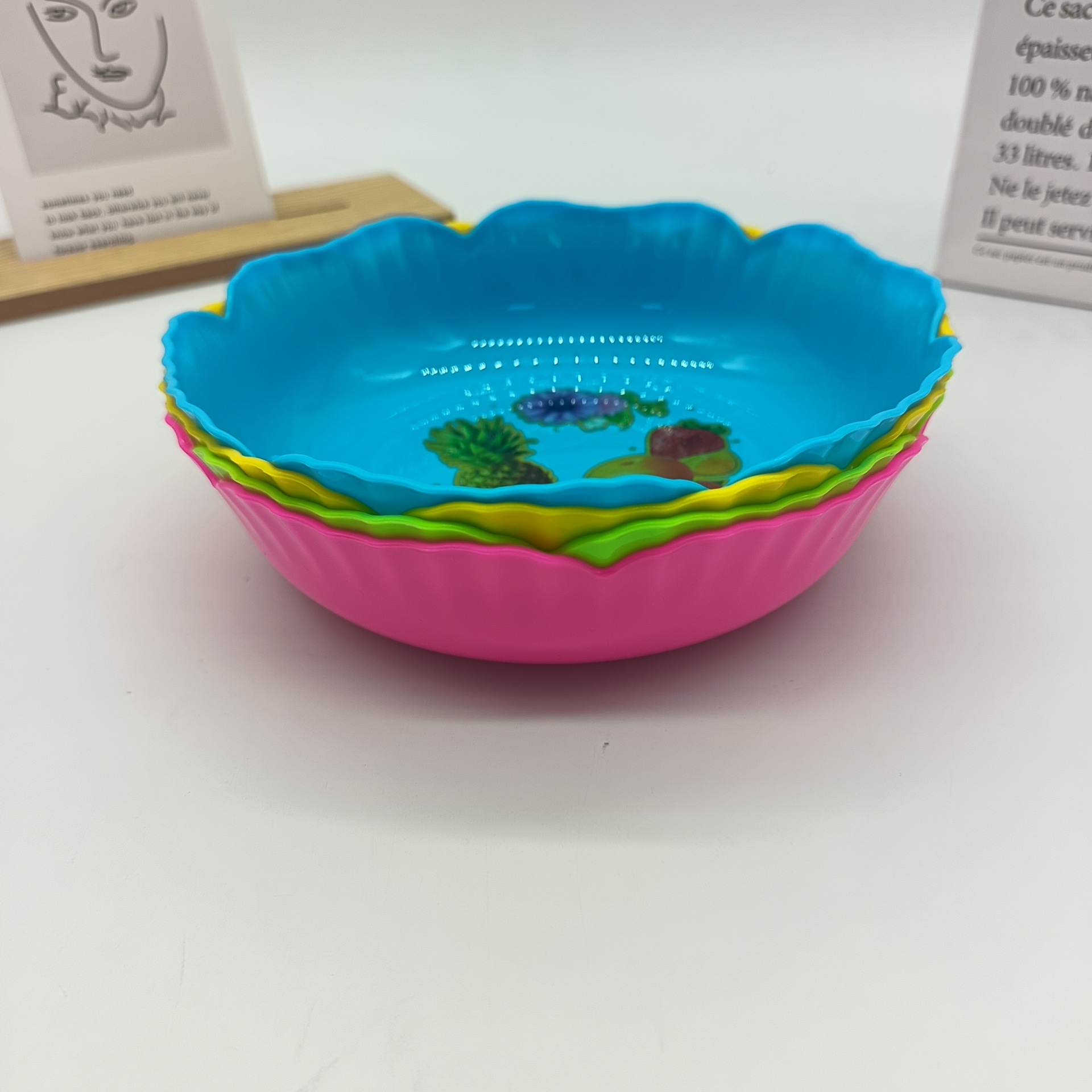 Hot-selling small-sized fruit basins for the living room, dried fruits, peanuts, and sunflower seeds. 1 yuan, 2 yuan. Store purchase, wholesale, and foreign trade pic 2