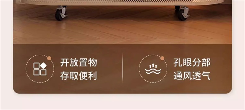 可移动猫耳网红落地衣帽架卧室家用大容量挂衣服简约衣架详情9