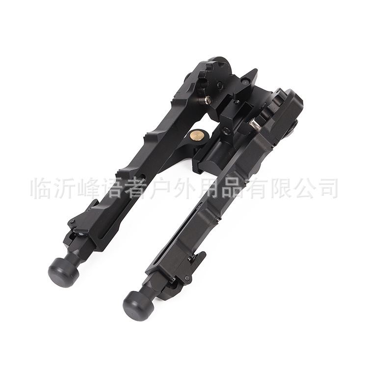 跨境黑色伸缩V9连体Bipod V9脚架黑色铝合金材质M-LOK V9竹节脚架详情15