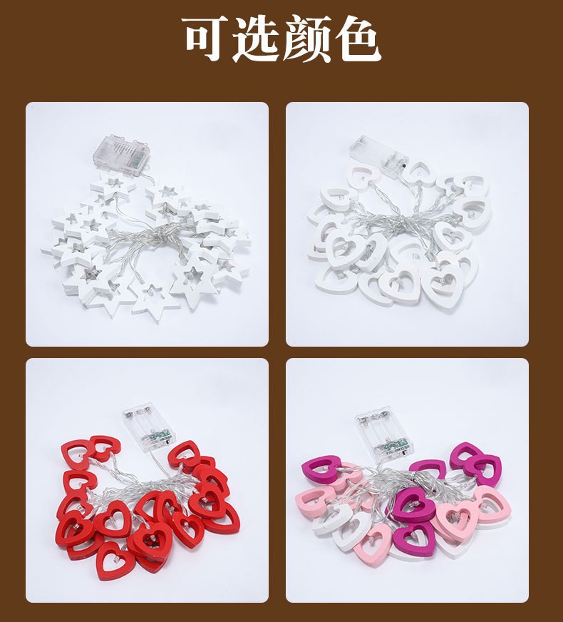 New outdoor courtyard atmosphere Christmas party handicraft decorative copper wire string lights mini LED copper wire light strings pic 3