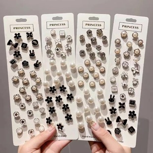 韩国百搭珍珠手链女ins风小众高级感钛钢手镯情侣手链手饰品批发详情3