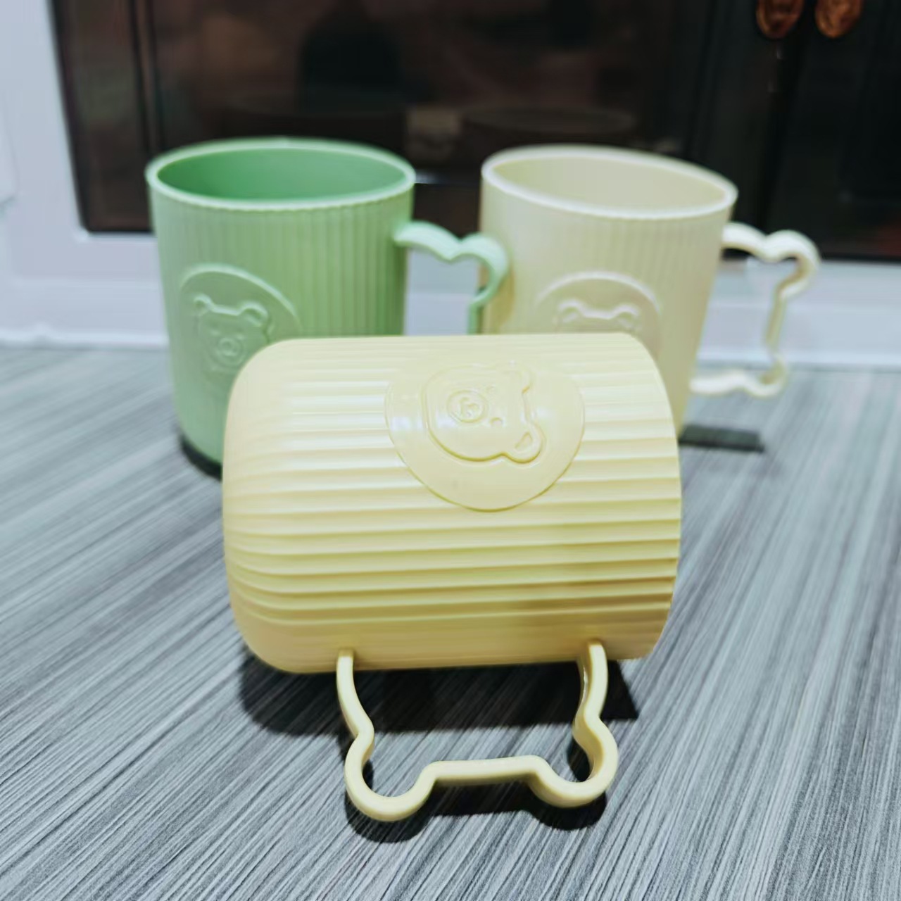 【 Zone 2-6 】8259 cups 240 yuan per case, 8259 cups, cute bear cups, Nordic cups, Toothbrushing cups, drinking cups, bulk cups, 2 yuan for wholesale pic 5