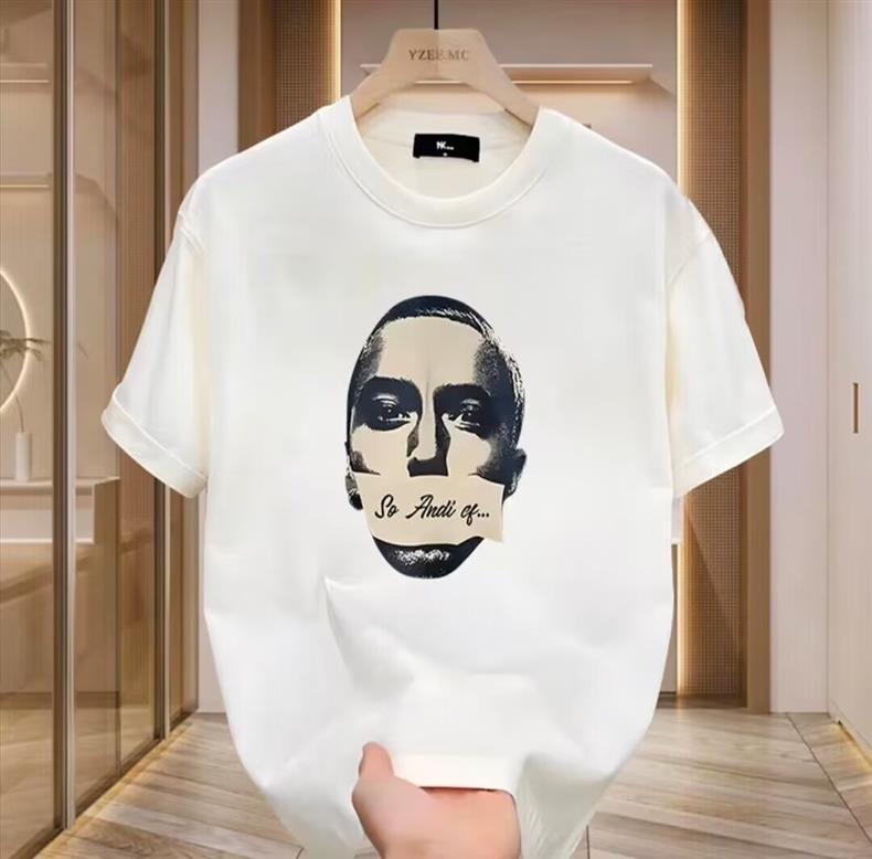 跨境夏季新款男士短袖t恤国潮圆领修身潮流休闲百搭速干运动上衣详情33