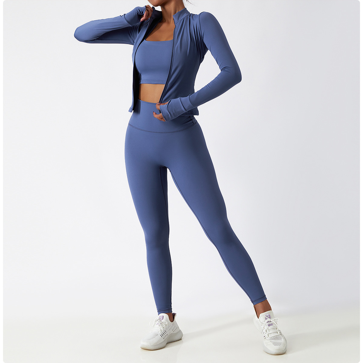 美背挂脖运动内衣跑步速干裸感文胸一体式防震聚拢瑜伽背心女6116详情5