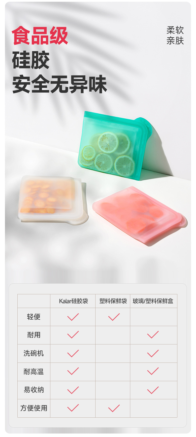 kalar跨境三明治硅胶保鲜袋食品级可微波加热便携轻食外带吐司包详情20