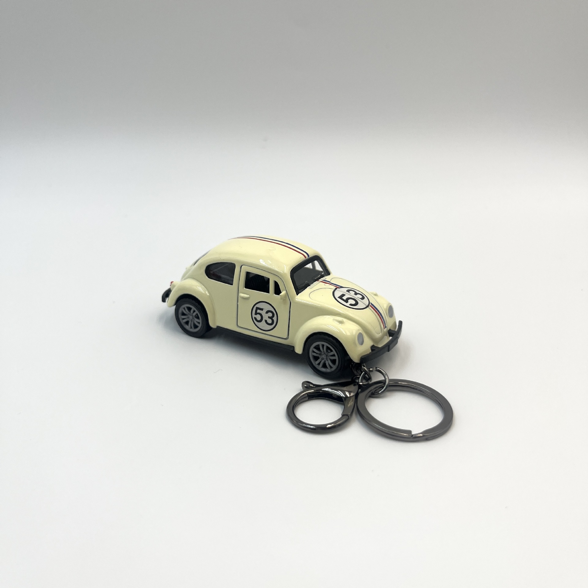 跨境创意仿真甲壳虫合金模型摆件玩具金属回力汽车包包钥匙扣挂件详情5