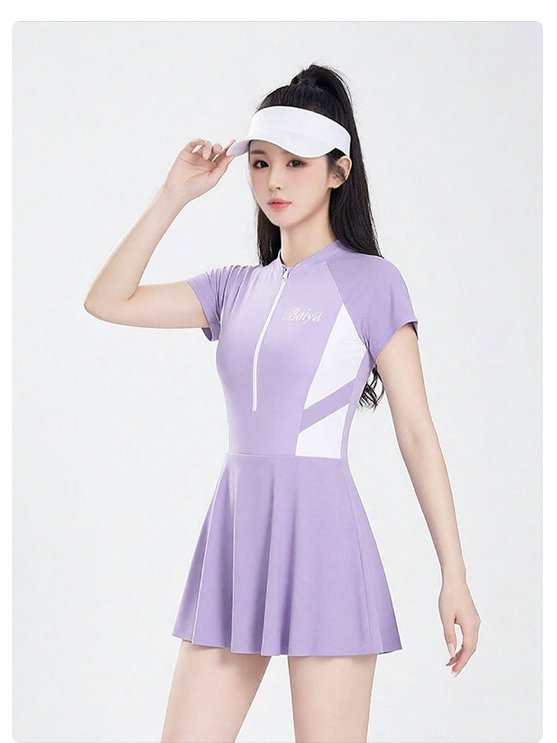 The latest bestseller in 2026, a conservative, slimming and sexy one-piece halter suit for hot spring soaking, a high-end sleeveless swimsuit for women in Thailand, 125527 pic 12