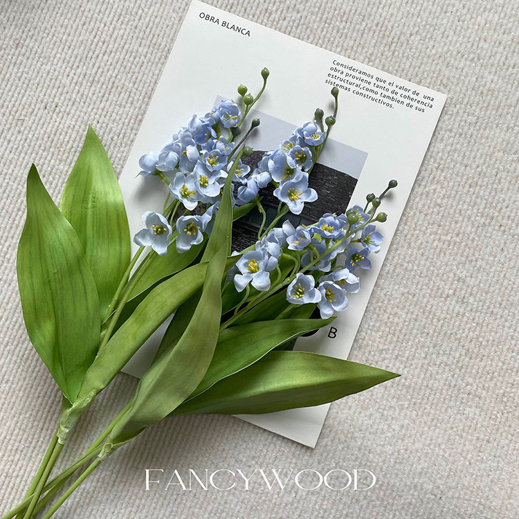 小清新ins风仿真花铃兰花插花手捧花材婚庆风铃假花家居餐桌绢花详情21