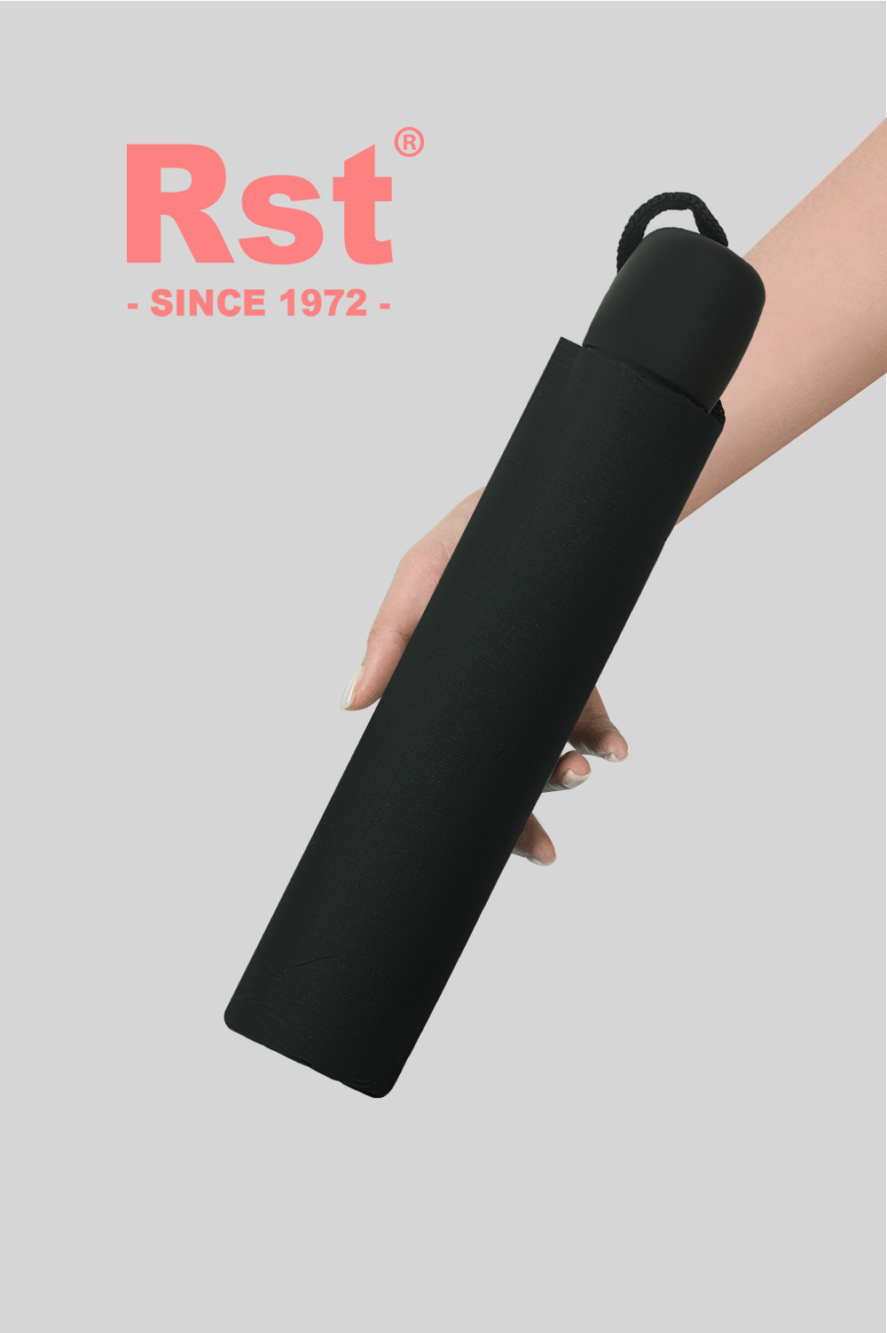 星宝三折手开伞外贸便宜伞three folding umbrella黑色雨伞批发详情1