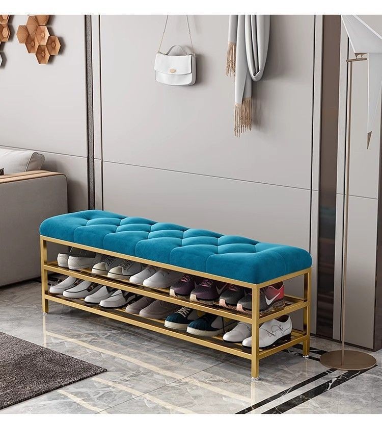 换鞋凳家用门口进门轻奢穿鞋凳入户软包坐垫鞋柜可坐式稳固长条凳详情3