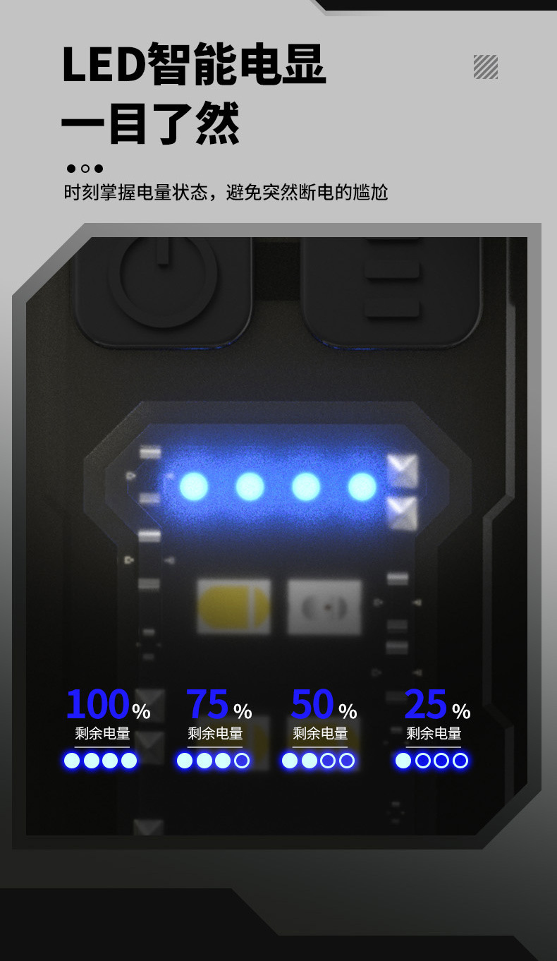 Cross-border dual LED keychain light, multi-functional magnetic flashlight, cob side light, outdoor work light, high-brightness warning light pic 16