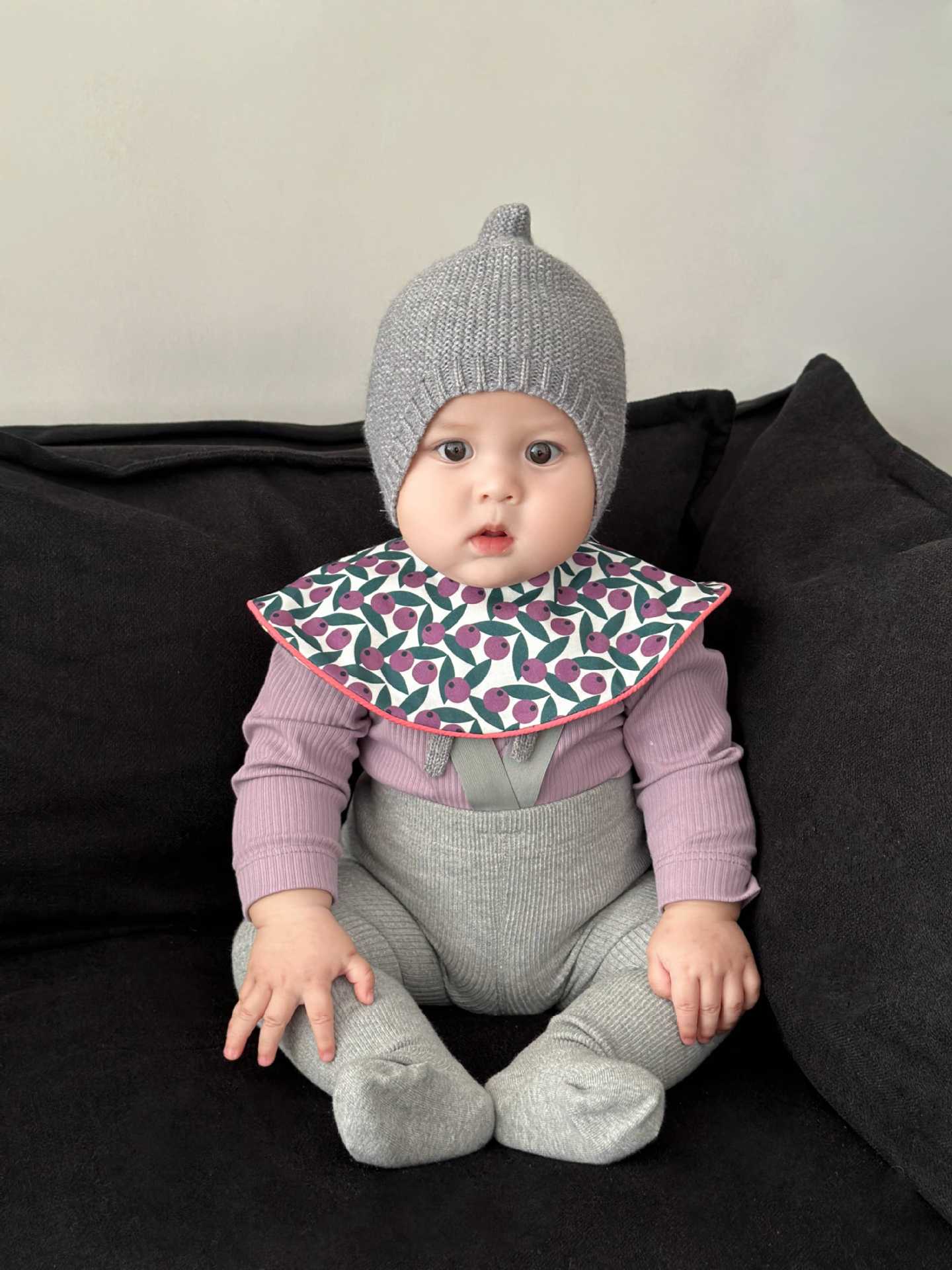 口水巾婴儿a类棉口水巾宝宝围嘴新生儿口水围兜夏款详情5