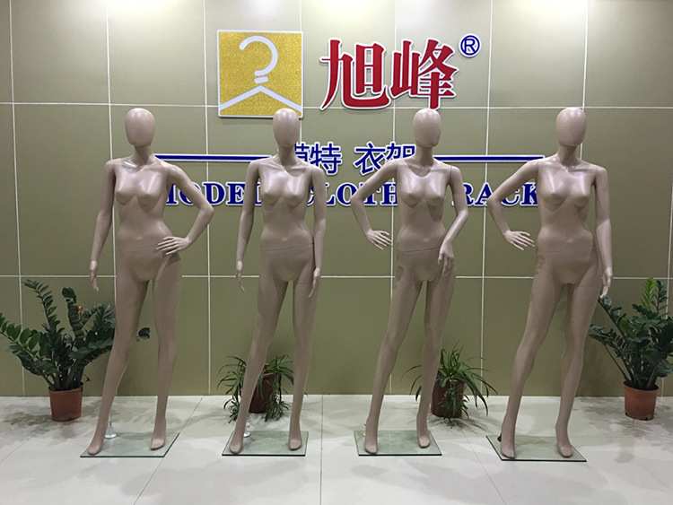 厂家直销韩版修长肤色女模少女小胸塑料模特礼服婚纱套装展示道具详情7