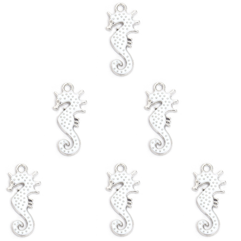 海马滴油合金挂件 海洋DIY饰品配件手链项链耳环钥匙链动物小吊坠详情13