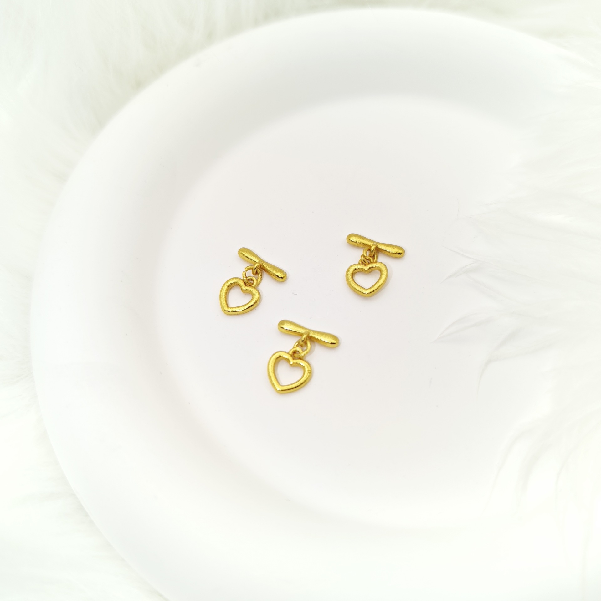 Color-preserving pure copper plated with ancient gold OT clasp necklace, bracelet, and end connection clasp diy accessory factory pic 5