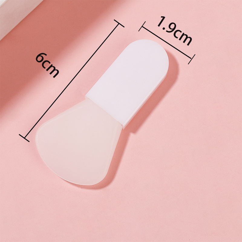 Mini silicone mask brush manufacturer, silicone brush soft head mask mixing stick, facial application mud film beauty tool mask pic 4