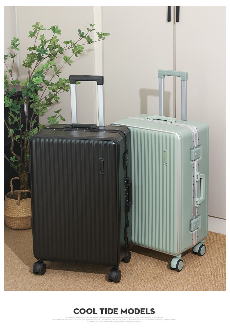 行李箱26寸铝框款20寸旅行箱万向轮学生结实耐用行李箱24寸拉杆箱详情38