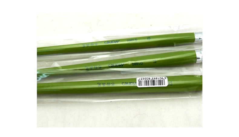 Marley G1860 Wolf-hair gouache brush, flat head oil painting brush, acrylic brush, brush, oil painting brush, exam painting pic 2