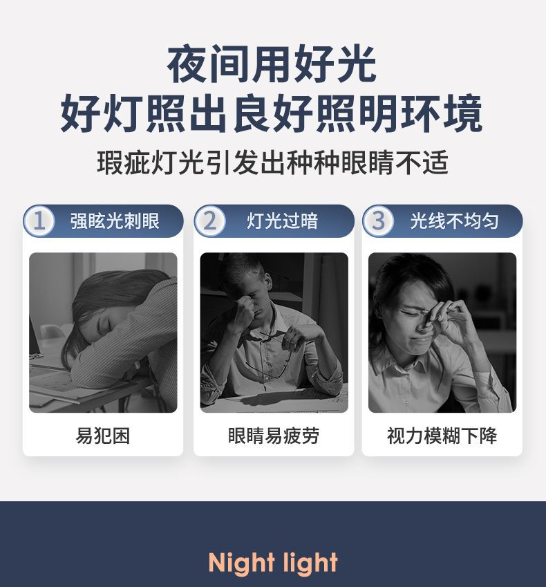 Xiaomi Youpin Home eye-protecting desk lamp, student reading desk, bedside multi-functional desk lamp with socket pic 5