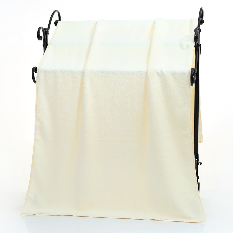【 Chi Jia 】 Bath towel Superfine fiber 70*140 Coral Fleece thickened adult beach Absorbent Soft Gift manufacturer pic 15